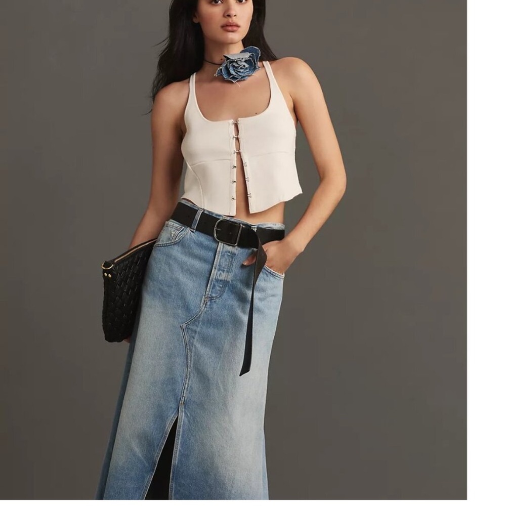 Citizen of humanity Mina reworked denim skirt size 28